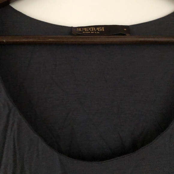 SHOULDER PAD DRAPPED DRESS - Picture 2 of 8